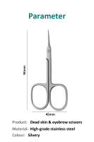 Tijeras De Cutícula De Acero Inoxidable De Alta Calidad Herramientas De Manicura Y Cejas Eliminador De Piel Muerta Clipper De Uñas - details 5