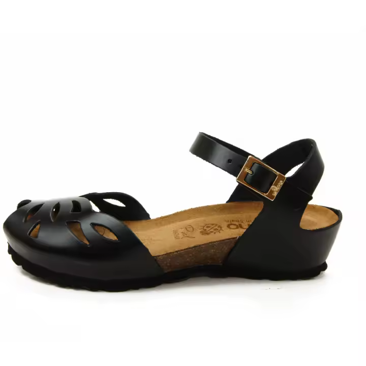 Yokono mod. CAPRI 003 sandalia para mujer en piel natural, hebilla - 1