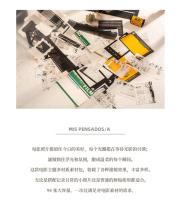 JIANQI Set De Scrapbooking 94 Piezas Con Pegatinas Y Papel Decorativo Para DIY Álbum De Fotos Collage Material De Manualidades - details 5