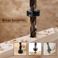 Juego De 9 Piezas De Profundidad Para Broca 3-16mm Con Anillo De Parada Ajustable Limitador De Posición Herramienta De Carpintería - details 5