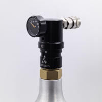 Régulador Micro MR Gen 2 Con Manómetro De Presión Baja HPA Ajustable 300psi Acero Inoxidable Y Aleación De Cobre Para Paintball - details 8