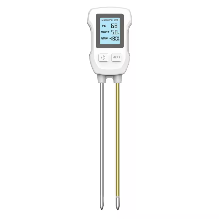 Medidor De Humedad Del Suelo Para Plantas Con PH Y Temperatura Sensor De Humedad Para Cultivo Y Jardinería Herramientas De Medición Digital - 1