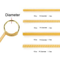 10pcs Ajustador De Anillo Invisible 3.5mm Para Anillos Sueltos Guardia Espiral Inserto Reductor Herramientas De Joyería DIY - details 0