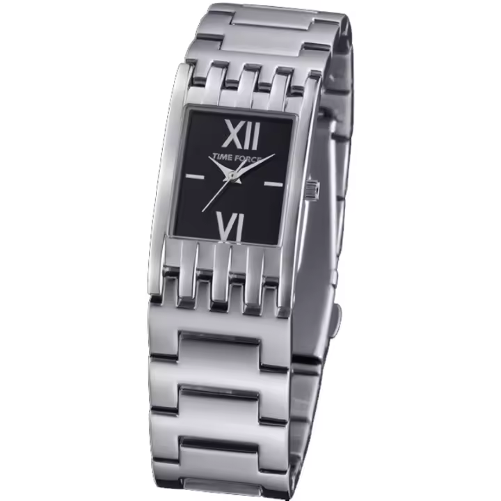 Time Force Tf3213l01m  Reloj Para Para Mujer Color Plateado - 1