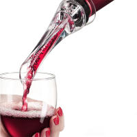 LMETJMA Aerador De Vino 2-en-1 Con Tapa Para Botella De Vino Tinto Mejora El Sabor Decantador De Vino Barra Herramientas Ecológicas - details 0