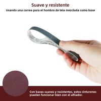 20/36PCS Sander De Ángulo Para Grindera Herramientas Modificadas De Cinta De 40-5000 Grit Para Tratamiento De Madera Pulido En Casa - details 5