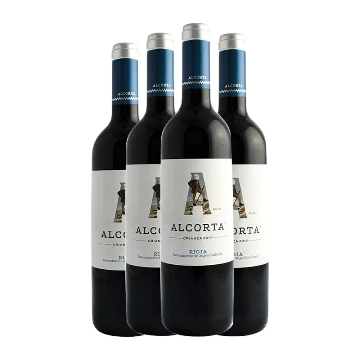 Vino tinto crianza Alcorta 75 cl x 4 botellas. Total 3 litros - 1