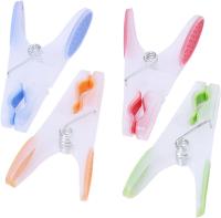 Kurelle 6 docenas / 90 piezas Secado de ropa Clips Fuertes Clavijas para el hogar Pinzas para ropa a prueba de Viento Extra Grande Antideslizante Ergonómico Agare de Goma suave Clo - details 4