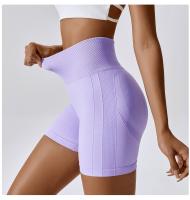 Shorts Deportivos Sin Costuras Para Mujer High Waist Push up Para Ciclismo Running Fitness Yoga Leggings De Gimnasio Ropa De Yoga - details 2