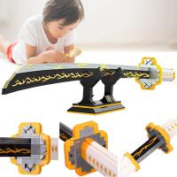Bloques De Construcción De Espada Demon Slayer 956 Piezas 39 Pulgadas Con Scabbard Y Soporte Regalo Para Fans De Anime Juguete Samurái Para Coleccionistas - details 2