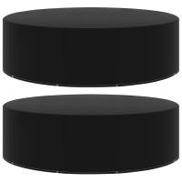 vidaXL Fundas para muebles de jardín 2 uds redonda en dimensiones Ø 230x90 cm/Ø 260x90 cm/Ø 325x90 cm y más | almacenamiento funcional diseño moderno para baño dormitorio sala - details 2