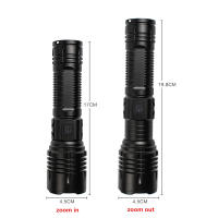 Linterna LED Recargable KENSUN De Alta Potencia Con Luz De Extremo Corta Para Exteriores Resistente Al Agua Con Batería De Litio Para Camping Pesca Y Deporte - details 3