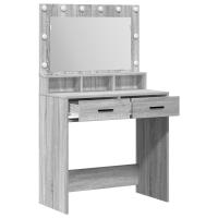 Tocador con Luces LED Gris Sonoma 79x41x135 cm de vidaXL - details 2