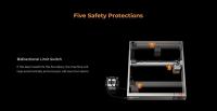 Creality Falcon2 Grabador láser, Máquina de grabado láser de 40W de potencia para regalos personalizados, Cortadora láser con asistencia de aire para madera, Velocidad de 25000mm/min Máquina CNC para bricolaje en madera, metal, acrílico, cuero 400*415mm - details 10