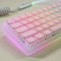 104 Teclas Pudding Tema OEM Perfil ABS PBT Doble Choque Teclas Para Teclado Mecánico De Switch MX RGB Retroiluminado Teclas - details 3