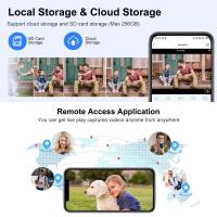 Cámara de seguridad inalámbrica para protección del hogar, vídeo CCTV de vigilancia con seguimiento automático, lente turística al aire libre, IP, WiFi, 6K, 12MP - details 12
