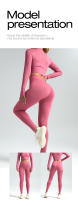 Leggings De Fitness Para Mujer Largo Completo Pantalones De Yoga Cómodos Y Ajustados Para Correr Con Cinturón Elástico Material De Poliéster Y Spandex - details 7