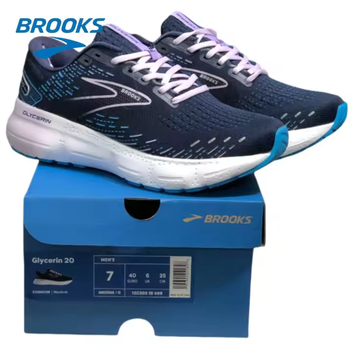 Brooks Glycerin 20 Para Hombre Zapatillas Deportivas Casual Con Soporte Y Durabilidad Excepcionales Para Entrenamiento Diario - 1