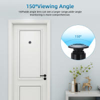 Cámara De Ojo De La Puerta Digital Elecpow 1080P WiFi 2.4G/5G Con Detección De Movimiento Seguridad Doméstica Sin Batería Compatible Con Tuya - details 3