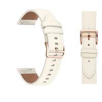 Correa De Reloj De Cuero Genuino 20mm Para Garmin Venu 2 plus SQ Vivoactive 3 3t Vivomove HR Reemplazo De Pulsera Para Reloj Inteligente - details 4