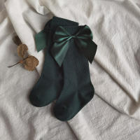 Calcetines De Navidad Para Bebés Y Niñas Con Gran Lazo Alta Cintura Suaves Y Lindos De Algodón Y Poliéster Para Otoño Invierno Primavera Verano Tallas S M L Para 0-5 Años - details 8