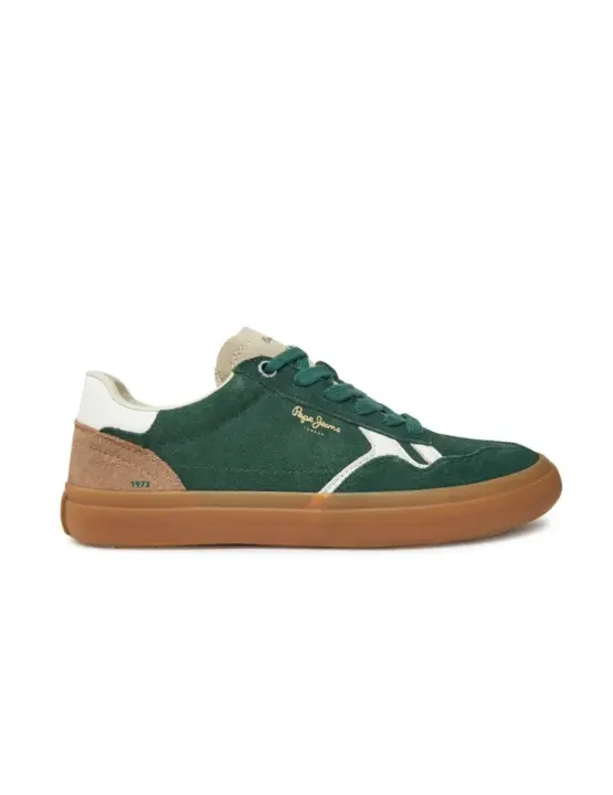 Zapatillas Pepe Jeans Travis Retro Verde - 1