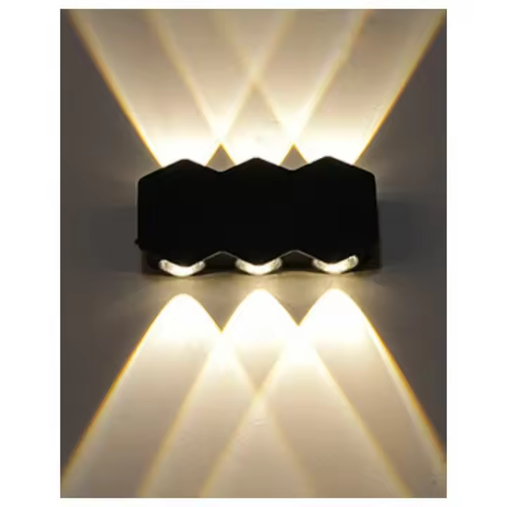 ZVD SOMY uds LED luz de pared exterior interior y exterior LED impermeable lámpara de pared blanca cálida luz de terraza - 1