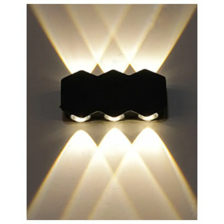 ZVD SOMY uds LED luz de pared exterior interior y exterior LED impermeable lámpara de pared blanca cálida luz de terraza - 1