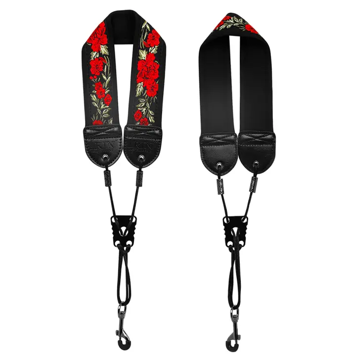 Cuerda De Cuello Ajustable Para Saxofón IRIN Universal Compatible Con Soprano Alto Tenor Con Patrón Bordado Accesorios Para Saxofón - 1