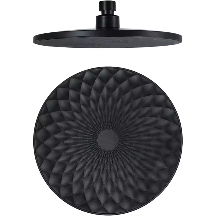 Cabezal de Ducha Fijo Redondo de 9 Pulgadas ABS - Alta Presión, Ahorro de Agua - 1