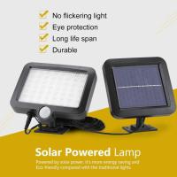 Juego de 2 Luces Solares para Exterior, 56 LED con sensor de movimiento, resistente a Agua Ip65, Ángulo de iluminación de 120 °, aplicación solar para Jardín con Cable de 16,5 m - details 2