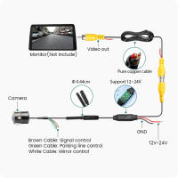 Cámara De Visión Trasera Para Coche GreenYi AHD1080P Con Lente De 170° Visión Nocturna HD Cámara Retrovisora Universal G301 - details 11