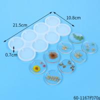 Molde De Silicona Reutilizable Para Joyería 1PC Molde De Mariposa Para Colgantes Aretes Y Llaveros Epoxy Resina Herramientas DIY Formas Redondas Y Ovaladas - details 10