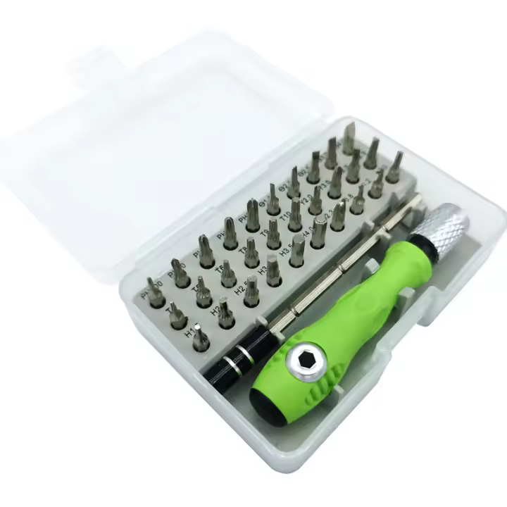 Juego De Destornilladores Magnéticos Multifuncionales 32 En 1 Mini Portátil De Acero Cromo-vanadio Para Reparación Doméstica - 1