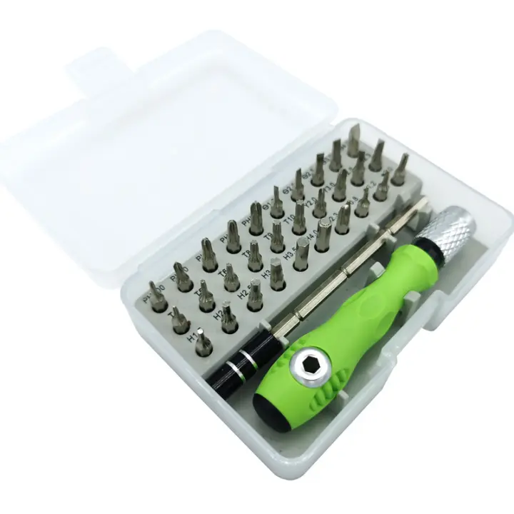 Juego De Destornilladores Magnéticos Multifuncionales 32 En 1 Mini Portátil De Acero Cromo-vanadio Para Reparación Doméstica - 1