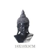 Gissed "Busto de Buda Decorativo – Estatuilla Zen para Hogar, Oficina y Espacios de Meditación – Diseño Elegante en Negro y Plateado – Símbolo de Paz y Serenidad – Ideal para Feng Shui, Relajación y Armonía – Escultura de Resina de Alta Calidad – 18 - details 1