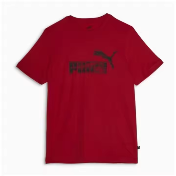 Camiseta de Manga Corta Puma Graphics No. 1 Logo para unisex en color rojo - 1
