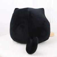 Juguete De Peluche Gato Negro Kawaii 2 Piezas Set Almohada Suave Regalo De Cumpleaños Y Navidad Para Niños De 3-6 Años Material De Peluche Relleno De Algodón PP - details 7