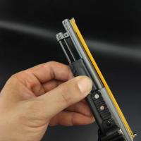 Csnoobs Pistola De Banda De Goma Mini 2024 Adorno De Modelo Con 8 Disparos Juguete Suave Regalo De Navidad Para Niños Y Niñas De 14 Años O Más - details 2