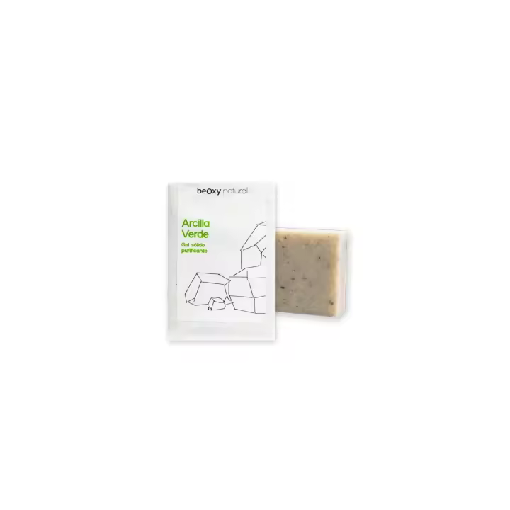 Jabón artesanal de Arcilla Verde y aceite de coo beOxy - 1