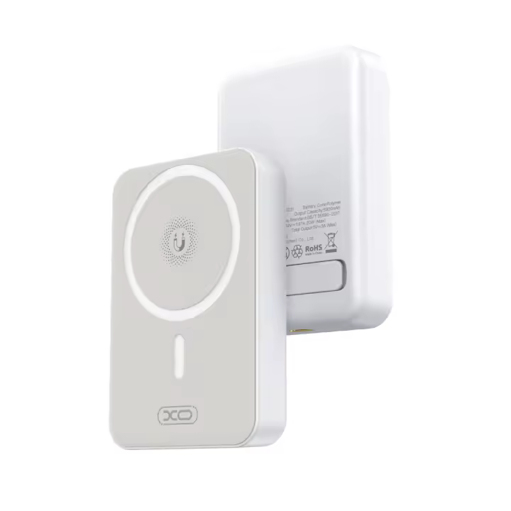 Katería Portátil 10000mAh Magnética 15W + PD20W , Soporte Ajustable 360 ° , Carga rápida, Compatible iPhone/Samsung - 1
