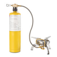 Adaptador De Gas Para Estufa De Camping CAMPINGMOON Z22 De Aleación De Aluminio Estándar Americano Para Cartridge De Gas MAPP - details 4