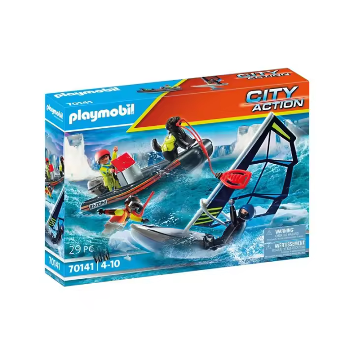 Playmobil 70141 Rescate Marítimo: Rescate Polar con Bote City Action Rescate Marítimo Edad: 4+ 22PL70141 - 1