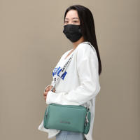 Bolso Bandolera Para Mujer Con Varios Cremalleras Y Correa Ajustable Bolso De Hombro Estilo Casual Material De Nylon - details 11