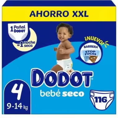 Pañales Dodot Bebé-Seco Talla 4 Dodot - 1