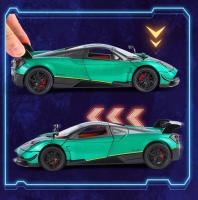 Modelo De Coche Supercar Pagani Huayra BC a Escala 1:24 Con Sonido Y Luz Juguete De Colección Para Niños Regalo De Cumpleaños - details 7