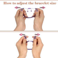 Pulsera De Hilo Tejida Con Piedras Turquesas Naturales Adaptable Para Mujer Regalo Pulsera Étnica De Moda Unisex - details 4