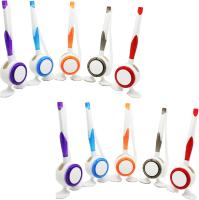 Bolígrafos, lápices e instrumentos de escritura, juego de 10 bolígrafos de recepción para escritorio con cadena elástica y soporte, bolígrafo de mostrador para escritorio de oficina, bolígrafo para registro de invitados - details 1