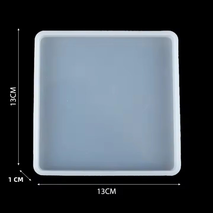 Molde De Silicona Cuadrado Para Epoxy Y Resina Para Joyería Y Tazas DIY Molde De Repostería De Alta Calidad Originales De China - 1