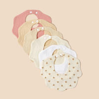 3 Pack Bibs Para Bebés Bandana Antisaliva Unisex Recién Nacidos Recomendado Para Edad 0-12 Meses Material De Algodón Estilo Moda - details 0